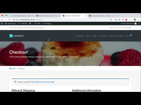 Video Tutorial Theme 2.06 : Proses Checkout (WooCommerce Fast Track)